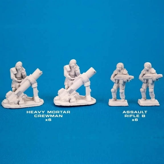 Light Infantry Heavy Mortar Miniature CAV Strike Operations Reaper Miniatures