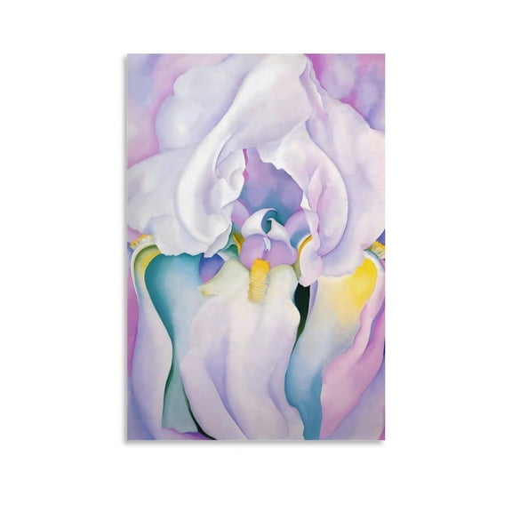 Light of Iris (1924) by Georgia OKeeffe Painting Poster Artworks Picture Print Poster Wall Art Painting Canvas Gift Decor Home Posters Decorative 16x24inch(40x60cm)