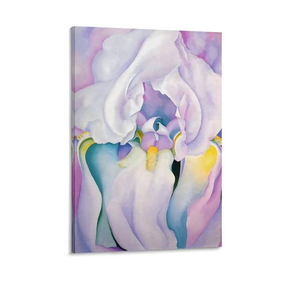 Light of Iris (1924) by Georgia OKeeffe Painting Poster Canvas Wall Art Poster Decorative Bedroom Modern Home Print Picture Artworks Posters 16x24inch(40x60cm)