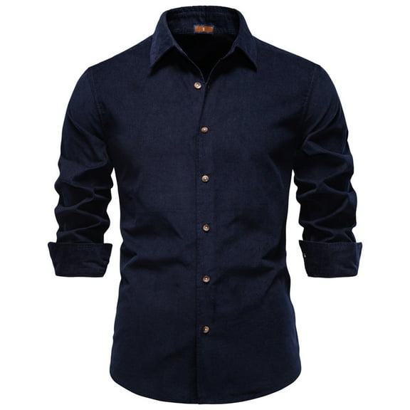 Light Jackets For Men Sevevn Men's Casual Button Down Shirts Long Sleeve Shirts Regular Fit Corduroy Shirt Jacket