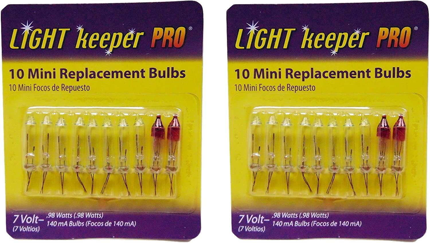 Light Keeper Pro 20 Mini Replacement Bulbs (2 packs of 10 bulbs) for
