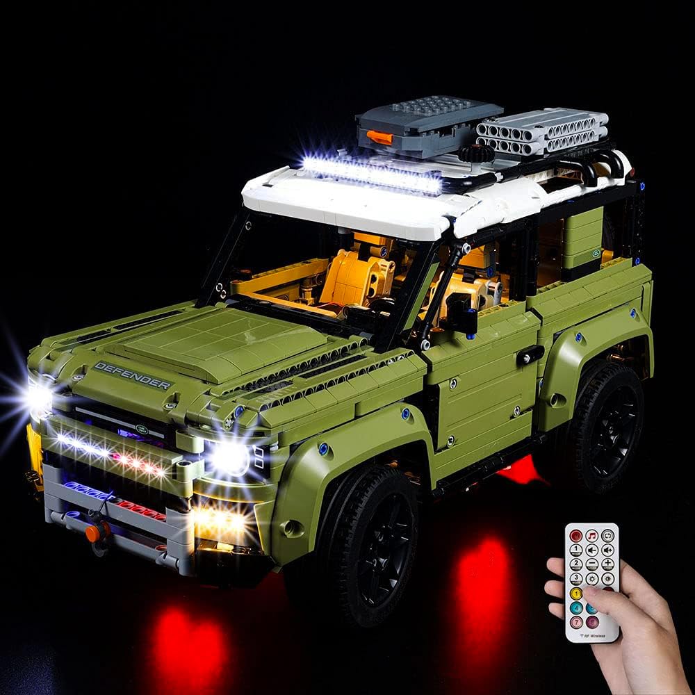 Light Kit Designed for Land Rover Defender Building Blocks Model - Led ...