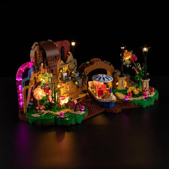 Light Kit for Lego Willy Wonka & The Chocolate Factory 21360 - Led Lighting DIY Gift Compatible with Building Blocks Model (NOT Included The Model Set)