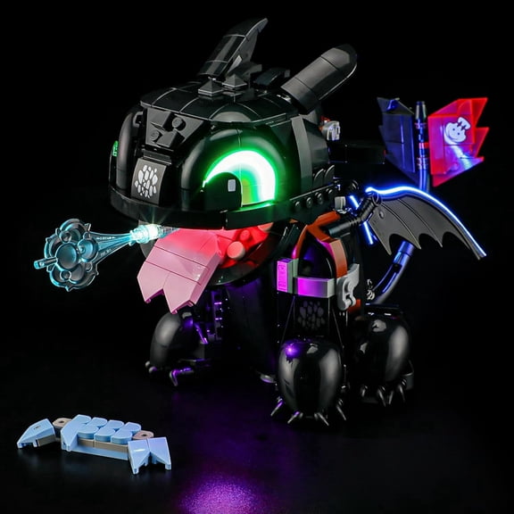 Light Kit for Lego-10375 How to Train Your Dragon: Toothless -Led Lighting Compatible with Lego Icons Building Set- Not Include Lego Set