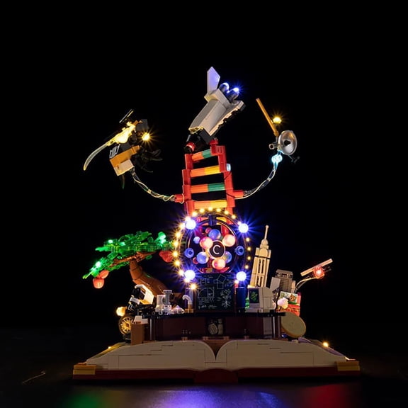 Light Kit for Lego 21355 The Evolution of STEM Led Lighting Compatible with Ideas (Not Included Model Set)