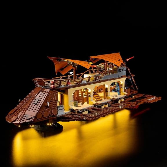 Light Kit for Lego Jabba's Sail Barge 75397 - Led Lighting DIY Gift Compatible with Building Blocks Model (NOT Included The Model Set)