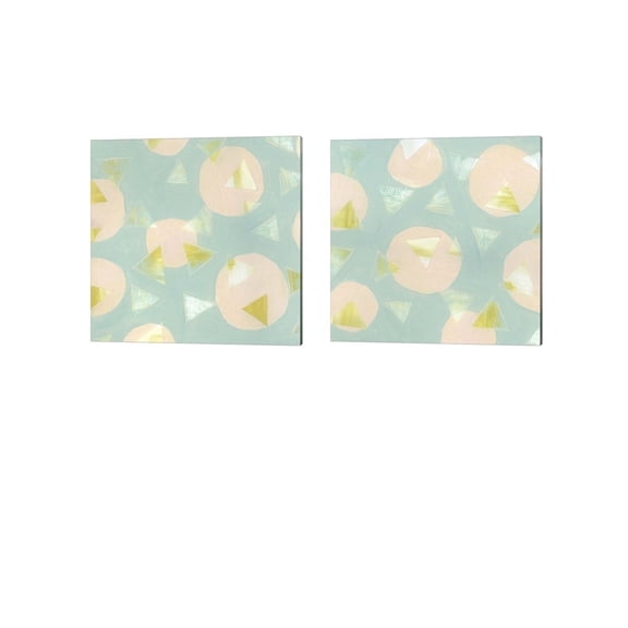 Light Leak by Grace Popp Canvas Art Set of 2 14 inch X 14 inch Each