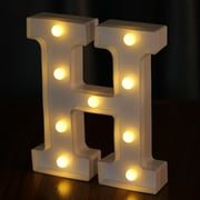Light Up Letters, Led Letter Lights 26 Alphabet, Decorative Lighted Letter, Battery Powered Led Marquee Letters for Party, Bar, Night Light, Home Decor(I)