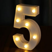 Light Up Letters, Led Letter Lights 26 Alphabet, Decorative Lighted Letter, Battery Powered Led Marquee Letters for Party, Bar, Night Light, Home Decor(I)