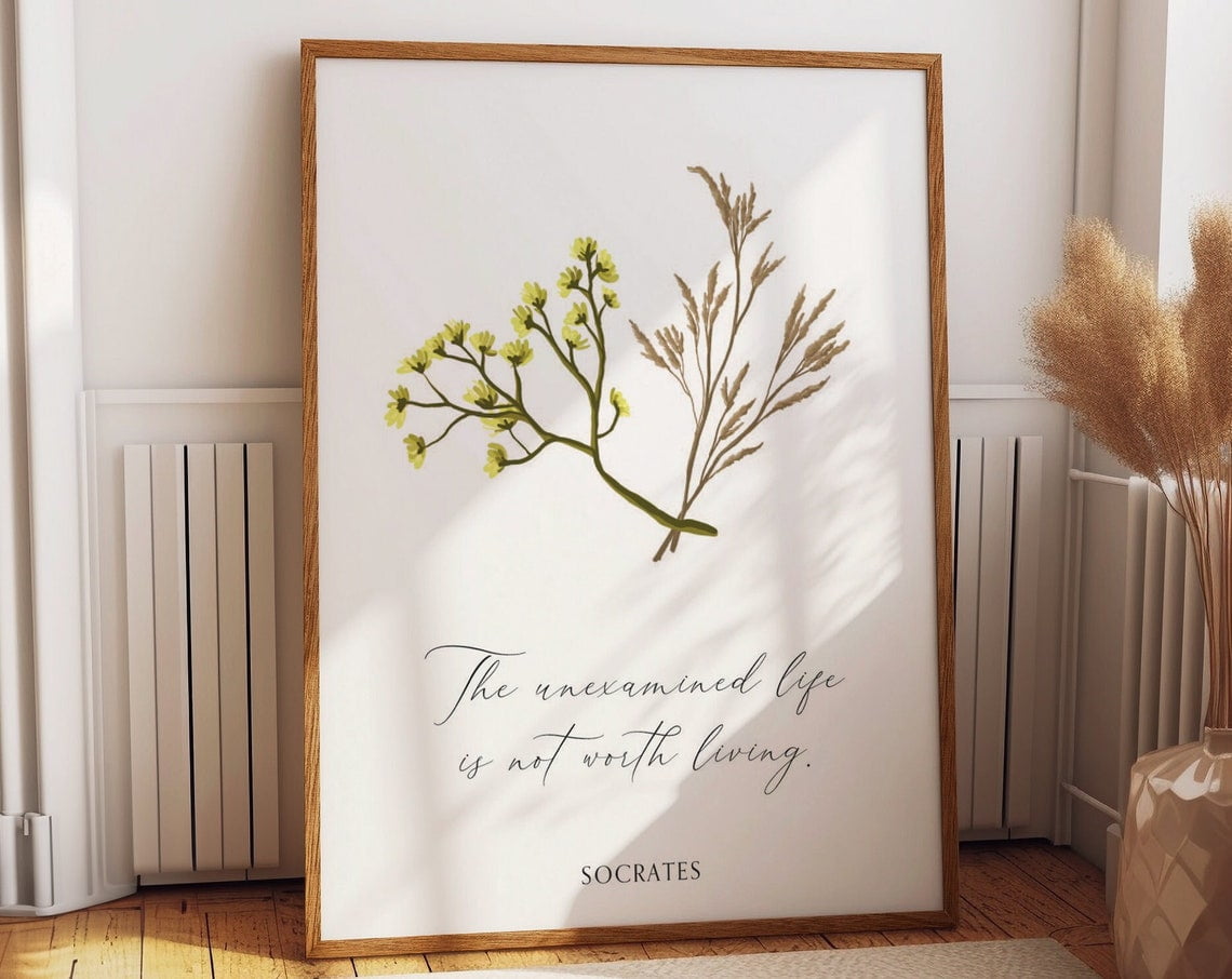 Botanical Wall Decor Quotes For Minimalist Homes And Offices ...
