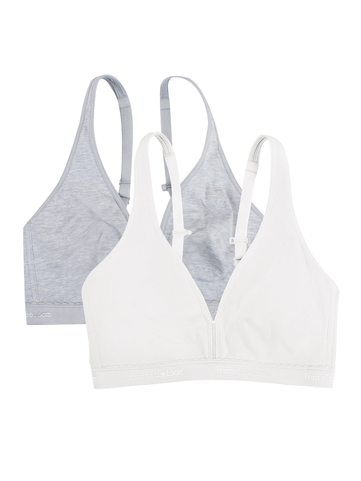 Light Lined Wirefree Bra, 2-pack
