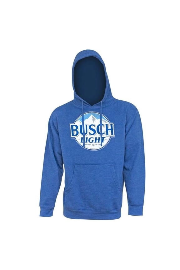 Light Logo Mens Royal Blue Hoodie - Extra Large