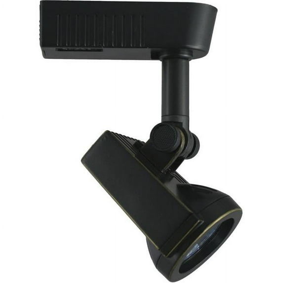 Light Low Voltage MR16 Track Head, Dark Bronze