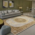 thumbnail image 1 of Light Luxury Carpet Large Size Living Room Rug Bedroom ration Home Mat Non-slip Coffee Table Lounge, 1 of 5