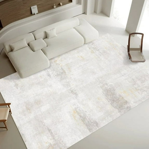 Light Luxury Carpet Living Room Grey Decoration Home Kids Bedroom Bedside Carpets Warm Non-slip Floor Mats Large Size 3x4 Rugs