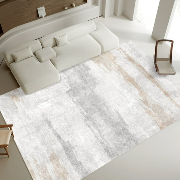 Light Luxury Carpet Living Room Grey Decoration Home Kids Bedroom Bedside Carpets Warm Non-slip Floor Mats Large Size 3x4 Rugs