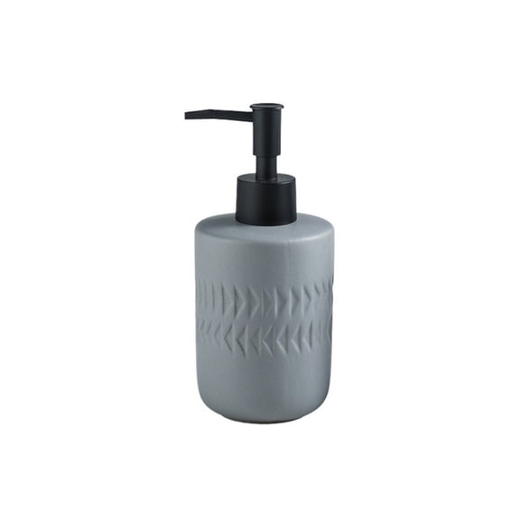 Light Luxury Ceramic Soap Dispenser With Pump 250ml Bathroom Shower Gel Push Bottle