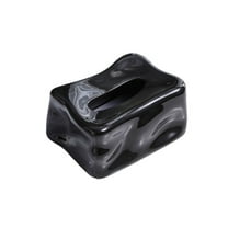Light Luxury Ceramic Tissue Box Living Room Desktop Creative Rectangular Napkin Facial Dispenser