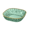 thumbnail image 1 of Light Luxury Crystal Bowl, High Transparent Dried Fruit Dish, Snack Candy Plate, Salad Bowl, Home Storage Dinnerware Green, 1 of 7
