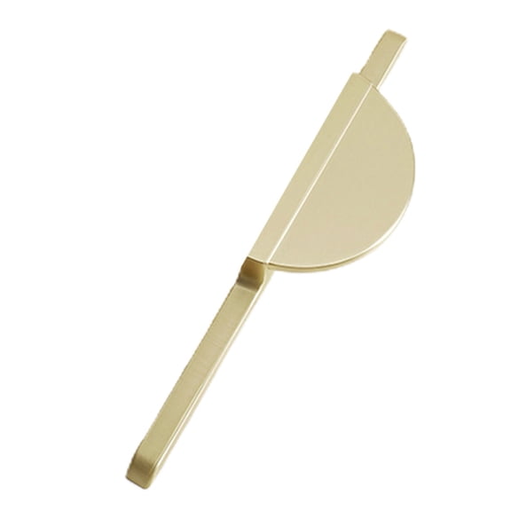 Light Luxury Cupboard Pulls Zinc Alloy Cabinet Drawer Pulls Semi-circular Handle