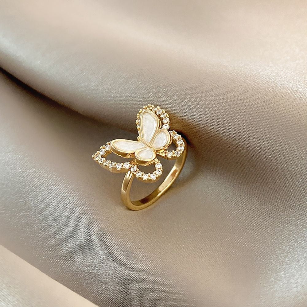 18K Gold Filled Leaf Ring With Exaggerated Hollow Pattern Design For Women  And Girls Perfect For Parties And Advanced Sense Of Style From  Xinpengbusiness, $2.81 | DHgate.Com