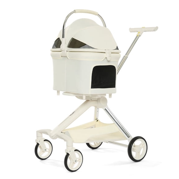 Light Luxury Foldable Pet Cart Integrated Pet Going Out Trolley Walking Dog Cat Trolley