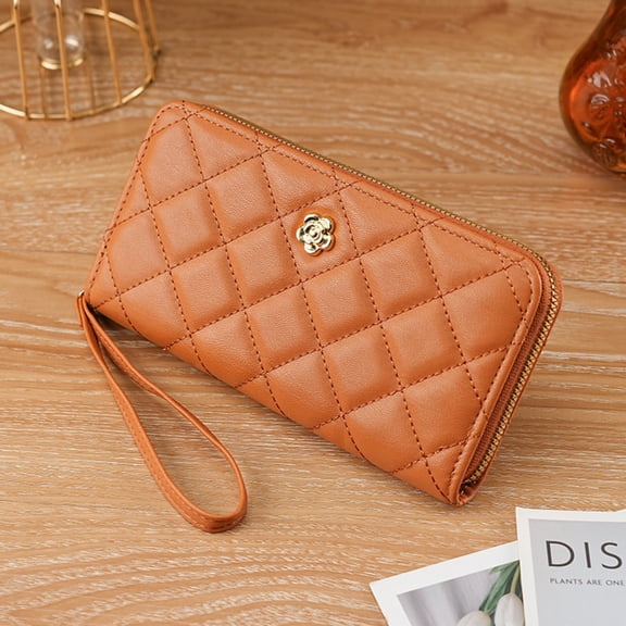 Light Luxury, Fresh and Fragrant Women's Wallet, Soft Pu Wallet,wrist Bag,women's Multi Card Phone Bag/7.7 * 3.9in