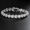 thumbnail image 1 of Light Luxury Full Inlaid AAA Zircon Bracelet, 1 of 2