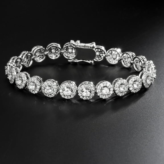 Light Luxury Full Inlaid AAA Zircon Bracelet
