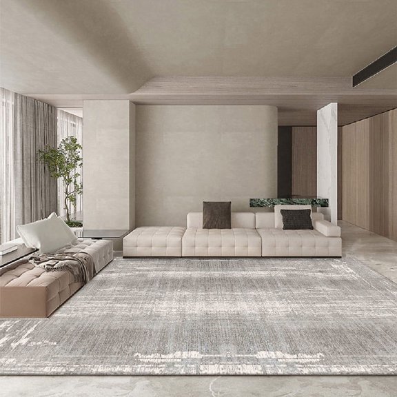 Light Luxury Gray Large Carpets Living Room Nordic ration Study Lounge Carpet Washable Rug for Bedroom Sofa Coffee Table Mat