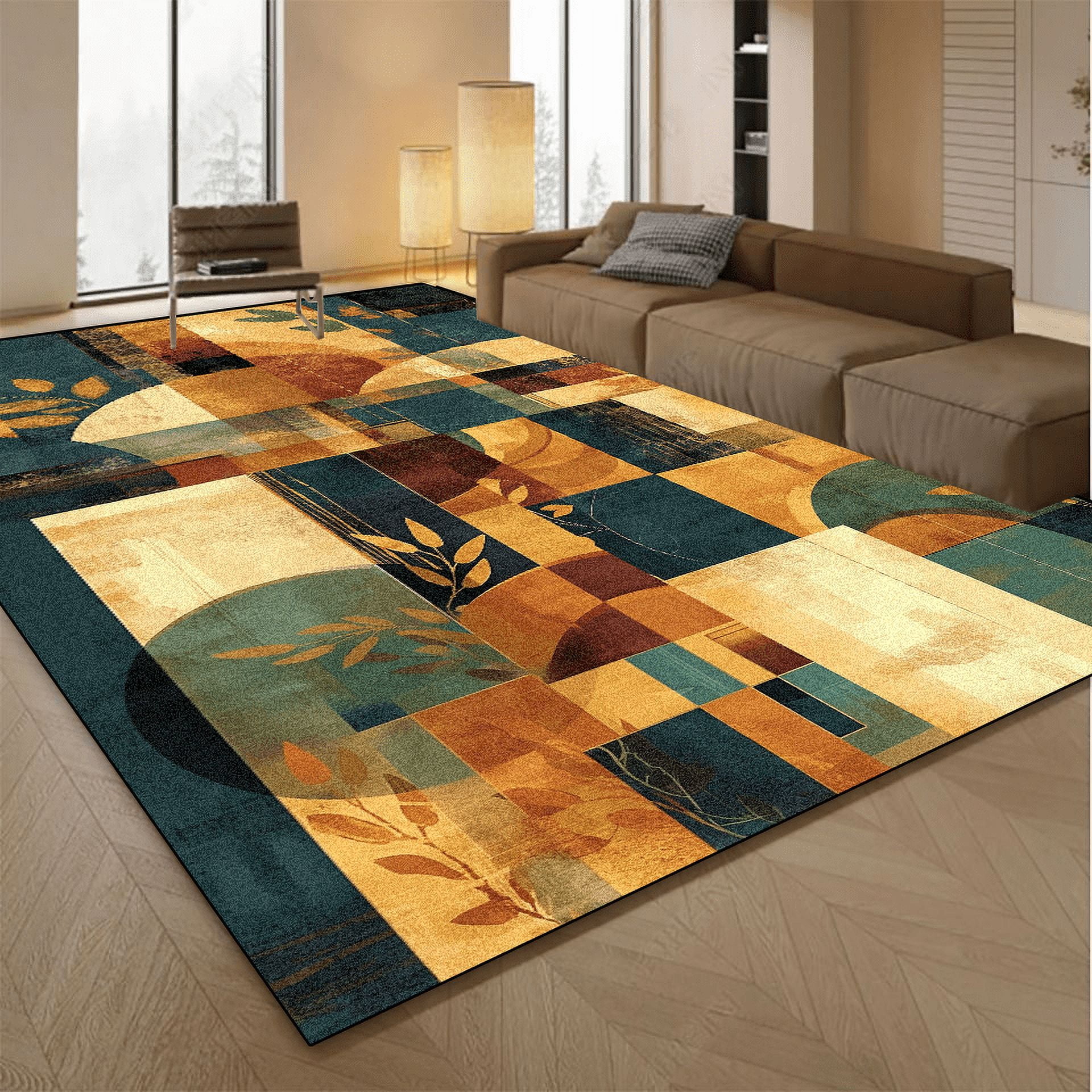 Parlour Rug Light Luxury Home Large Carpet Living Room ration Abstract Rugs Parlour ...