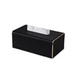 thumbnail image 1 of Light Luxury Leather Tissue Box Living Room Coffee Table Creative Rectangular Napkin Facial Dispenser, 1 of 7