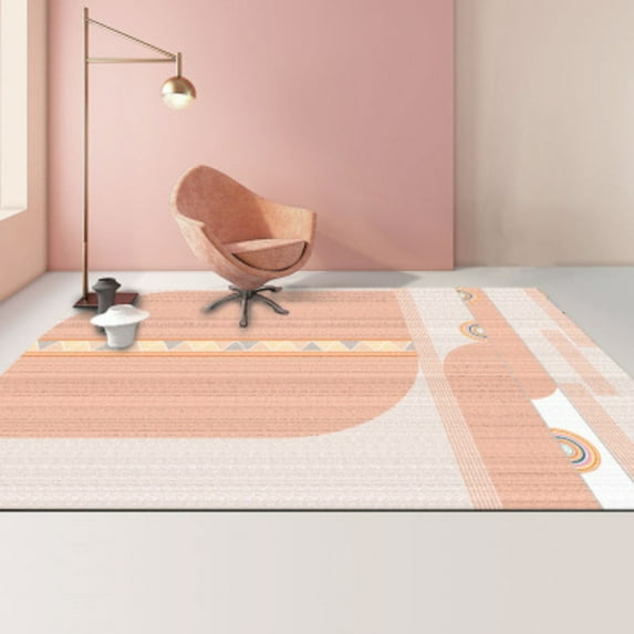 Light Luxury Pink Carpet for Living Room Home ration Sofa Table Large Area Rugs Bedroom Bedside Non-
