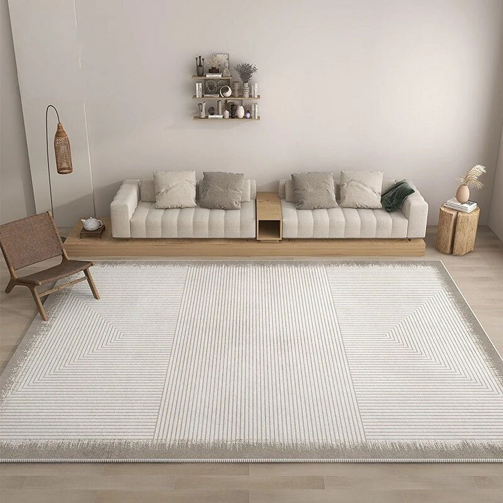 Light Luxury Wabisabi Style Carpets Minimalist Room ration Rug Bedside