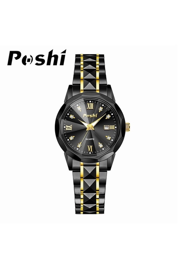 Light Luxury Women's Watch Fashion Simple Quartz Watch with Date Calendar Trendy Wristwatch
