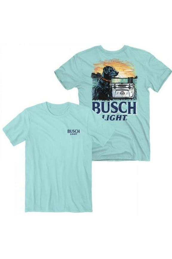 Light Mans Best Friend Front & Back Print T-Shirt, Blue - Extra Large