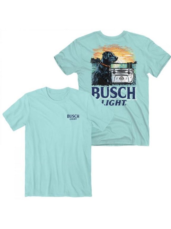 Light Mans Best Friend Front & Back Print T-Shirt, Blue - Medium