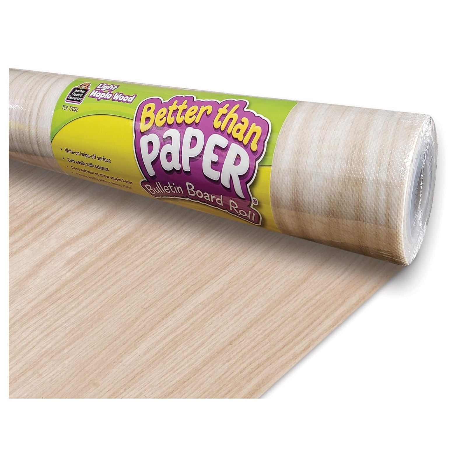 Teacher Created Resources Fun Size Better Than Paper Bulletin Board Roll Black Painted Dots on White