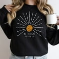 thumbnail image 1 of Be The Light Matthew 5:14 Sweatshirt, Bible Verse Sweatshirt, Celestial Christian Gift Sweatshirt, Inspirational Sweatshirt, Religious Sweatshirt, Church Sweatshirt, 1 of 5