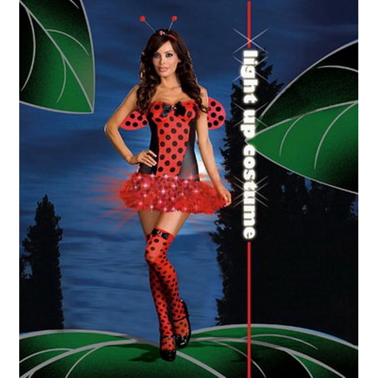 Light Me Up Ladybug Women's Adult Halloween Costume - Walmart.com
