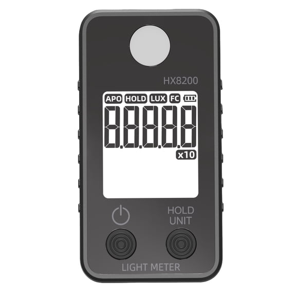 Light Meter Digital Illuminance Meter Handheld Lux Tester LCD 0-300,000 Lux/Fc Pocket Luxmeter Photometer Grow Plants ,Long time use