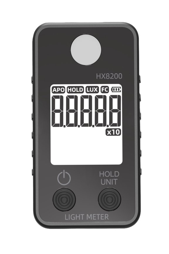 Light Meter Digital Illuminance Meter Handheld Lux Tester LCD 0-300,000 Lux/Fc Pocket Luxmeter Photometer Grow Plants ,Long time use
