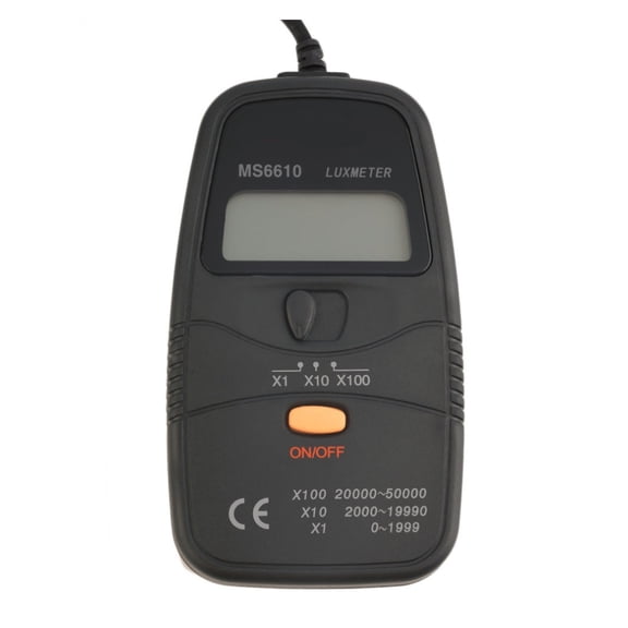 Light Meter Digital Illuminator, High Precision 0~50,000LUX Light Meter With Independent Photodetector ,Wide Measurement Range