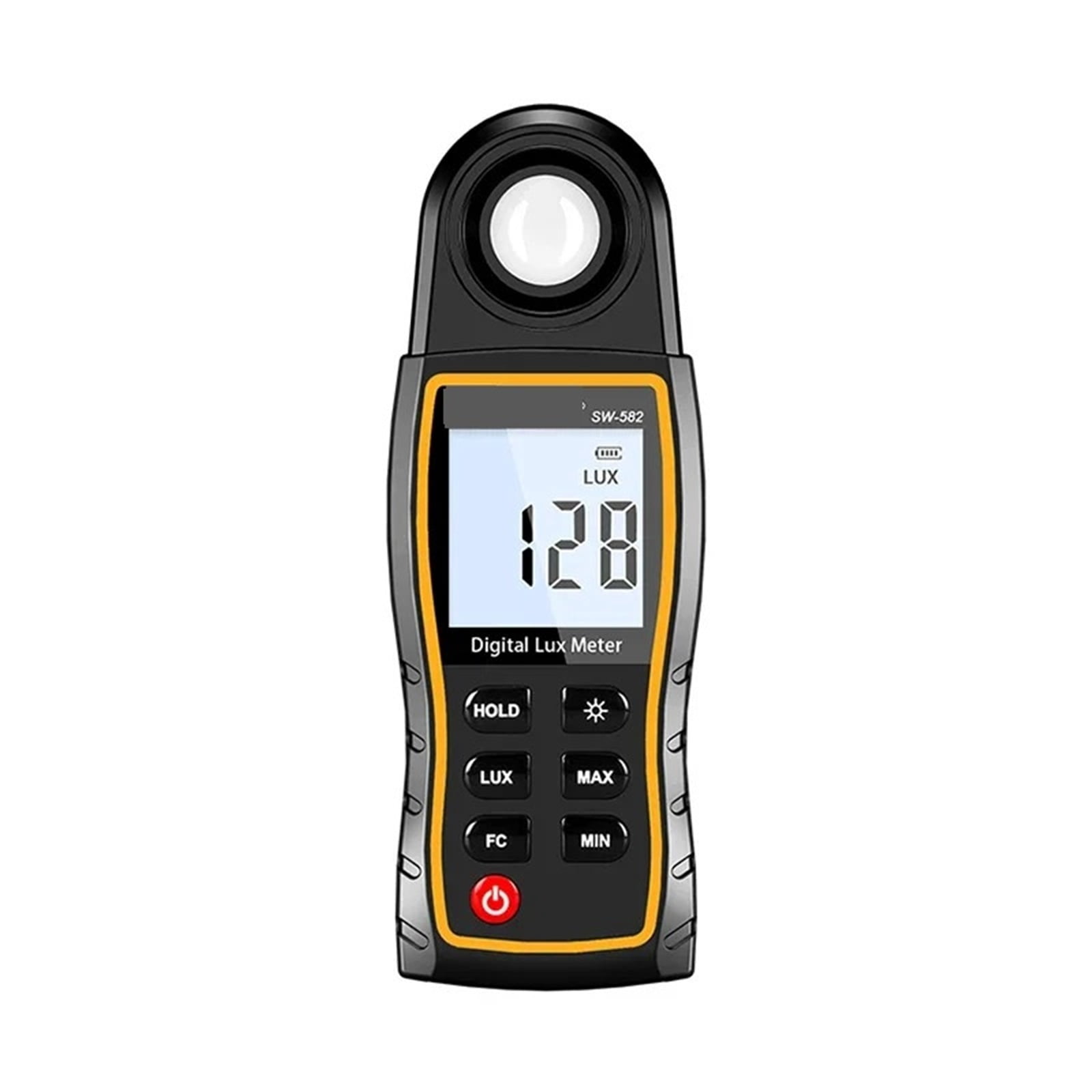 Light Meter Digital Lux Meter Handheld Illuminance Tester LCD 0-199999 ...
