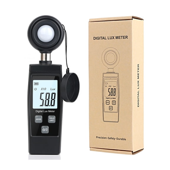 Light Meter Lux Meter For Ambient Light Intensity Monitoring Digital Photometer Range Up To 200,000 Lux Photo Illuminance Sensor