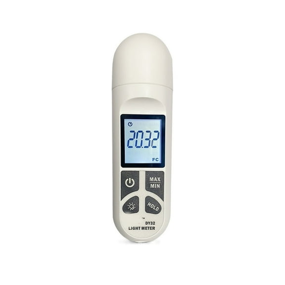 Light Meter Photography Digital Light Meter Lux/Fc Light Meter, Light Meter Digital Illuminator Handheld Ambient Temperature Measuring Instrument ,Easy to Carry
