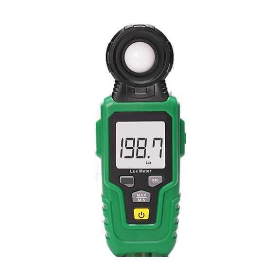 Light Meters Environmental Meters Lux Measurement,Professional Illuminometer MAX / MIN / Data Hold / LCD.