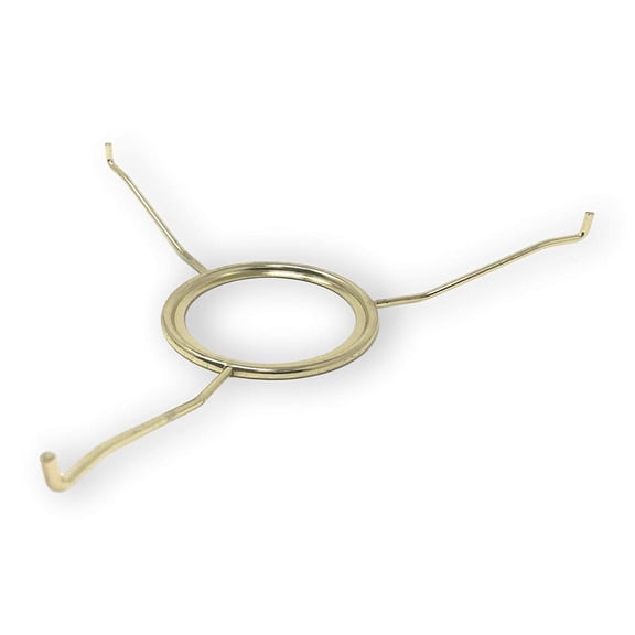 Light Of Mine | 10" Brass Plated Tripod for Lamp Shade | Compatible with 3" #2 Burner | Antique Oil Lamp Replacement Parts | Hurricane Oil Lamp Parts | (10" for #2 Solid Brass Burner)