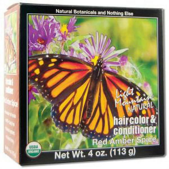 Light Mountain Color - Organic - Red Amber Spice - 4 oz