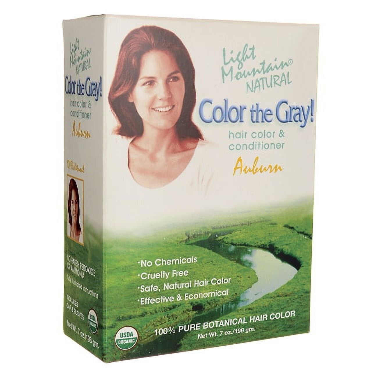 Light Mountain Color the Gray! Auburn 7 oz Box